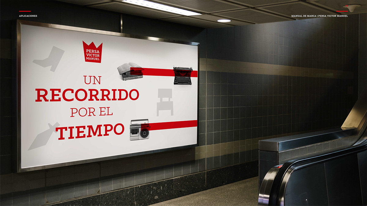 Poster in metro station