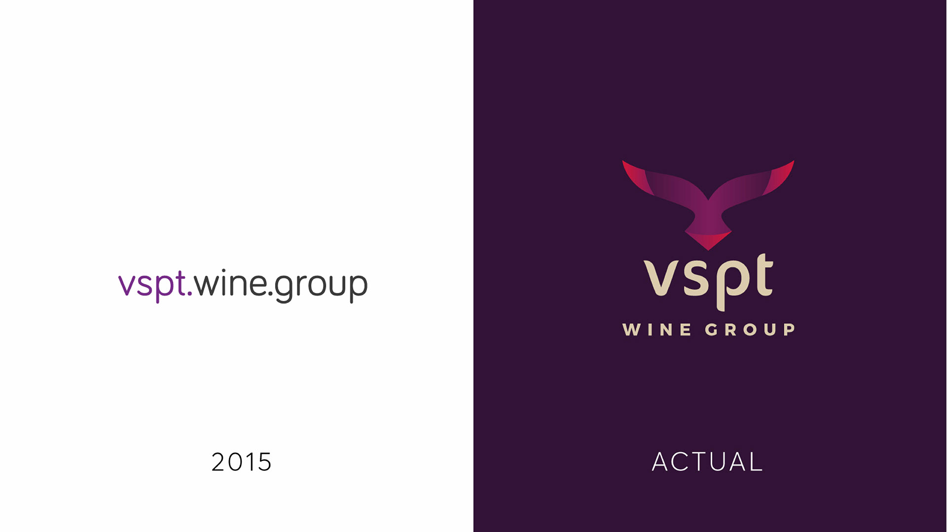 VSPT logo — 2015 vs actual