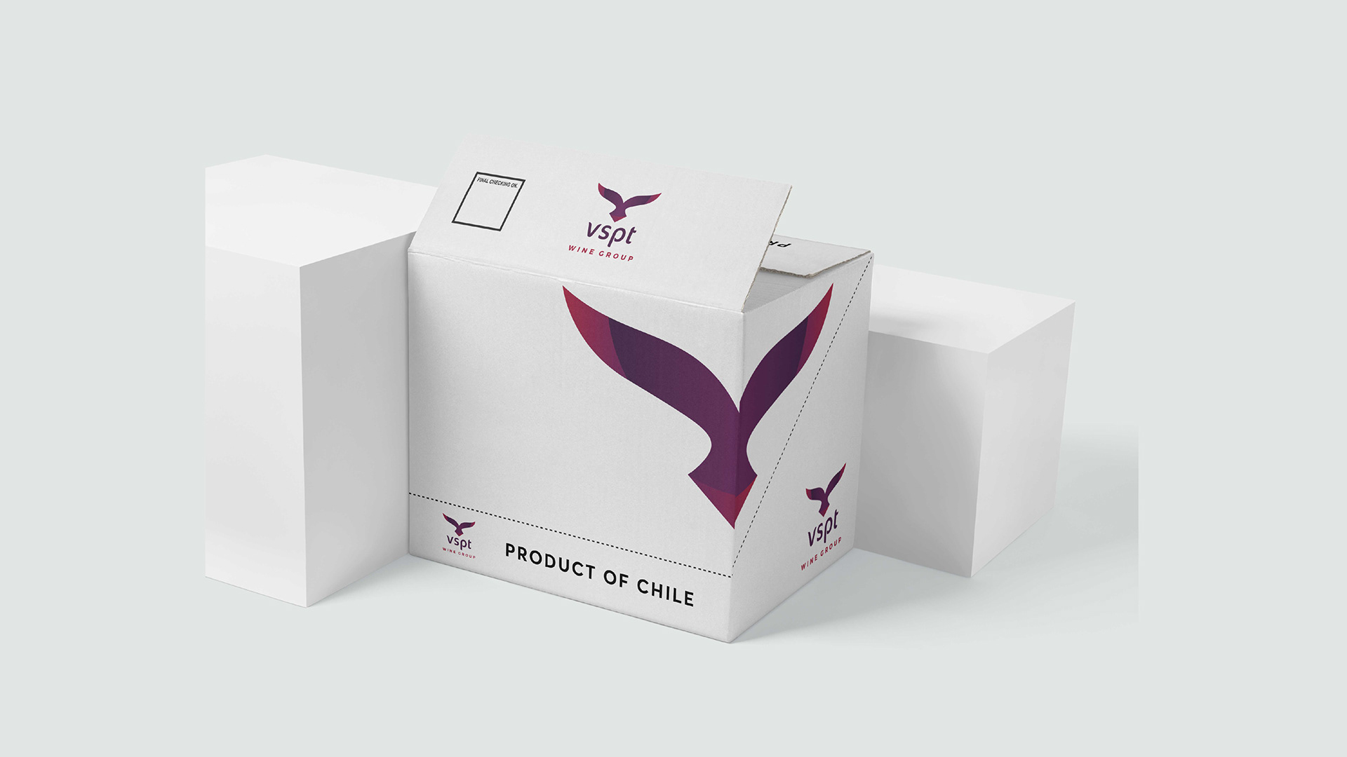 Shipping packaging — Product of Chile